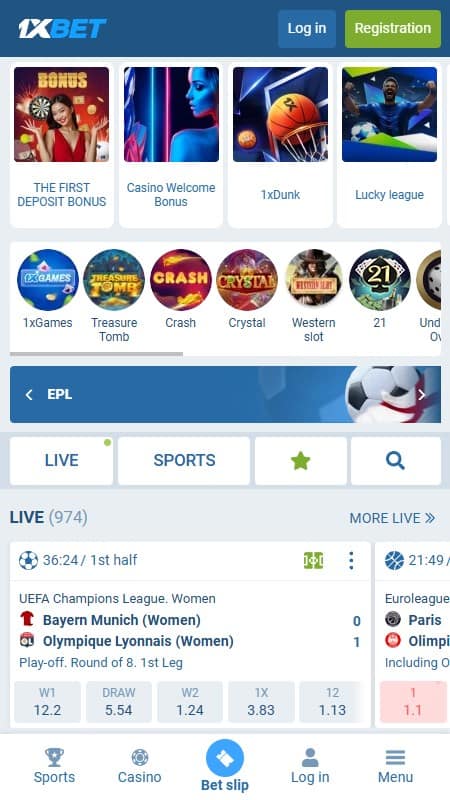 1xbet home 2