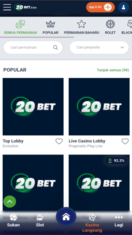 20bet casino