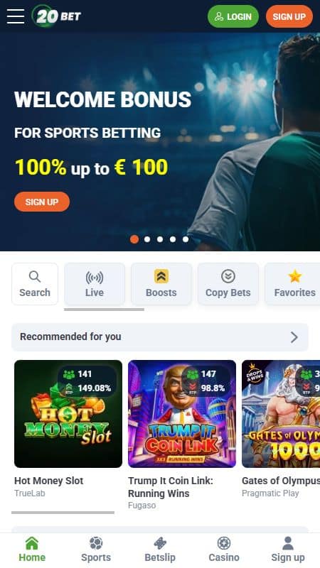 20bet home