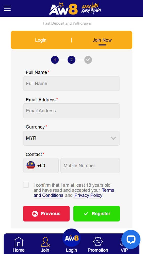AW8 Register