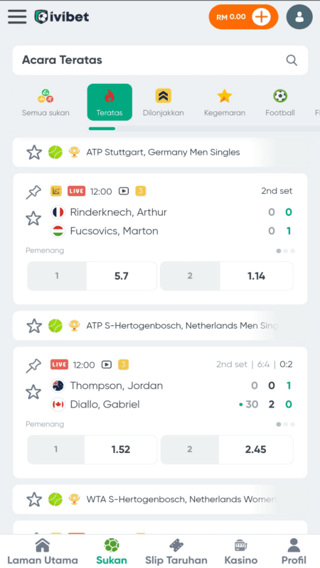 ivibet live