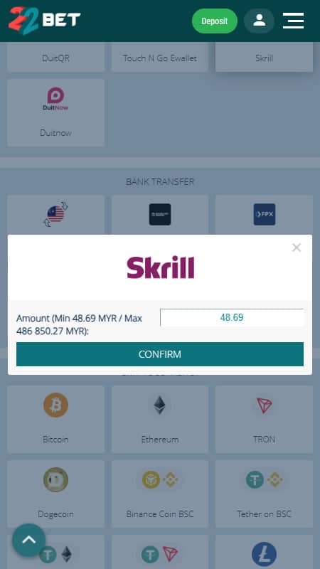 mendaftar di 22bet 5