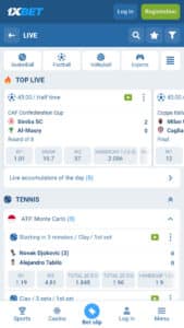 1xbet live betting 169x300