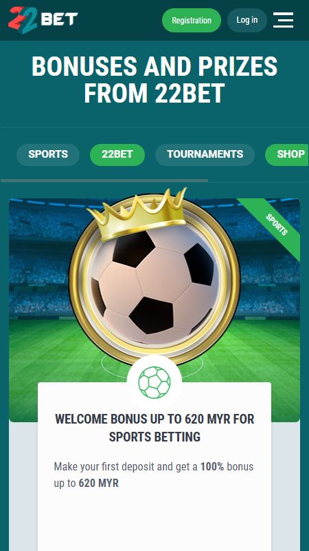 22bet bonus