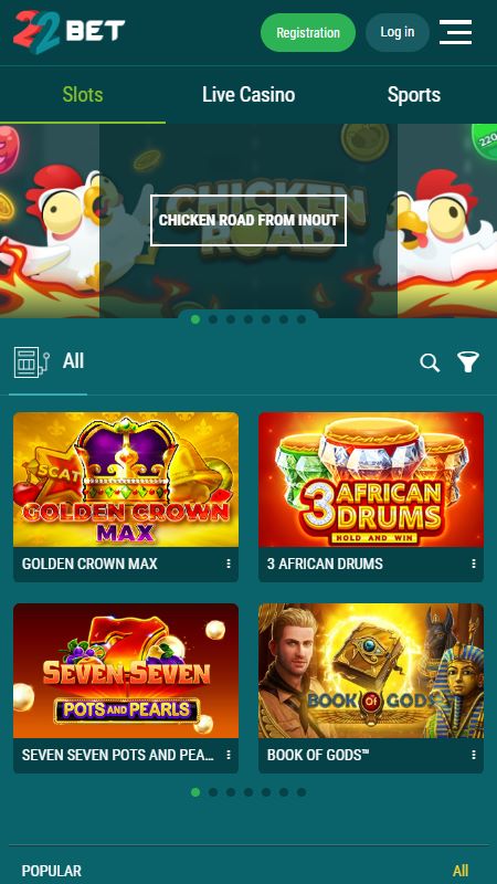 22bet casino
