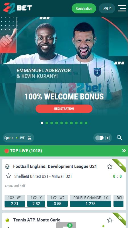 22bet home