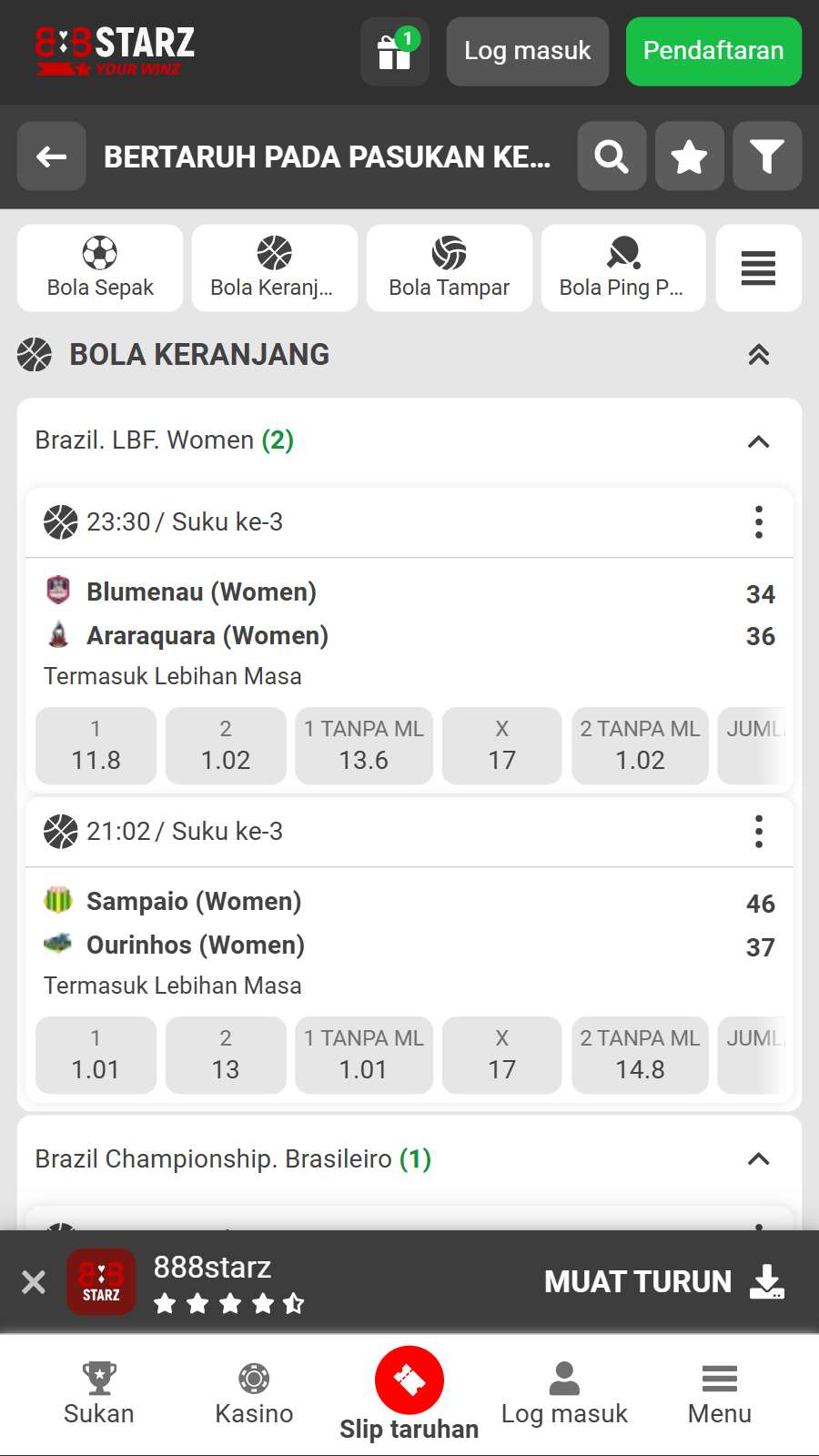 888Starz Sports Betting - Explore Events and Odds