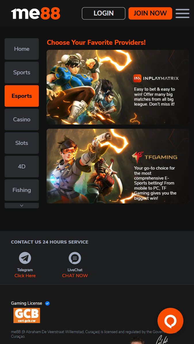 m88 The most comprensive esports betting