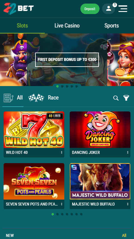 22Bet Malaysia Kasino