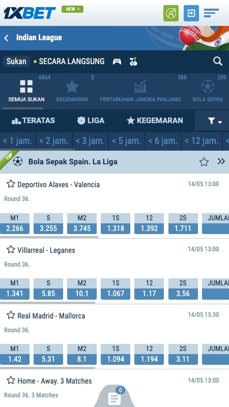 Laman Pertaruhan Sukan 1xBet untuk Pemain Malaysia
