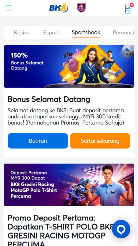 Pengatur taruh BK8 di Malaysia